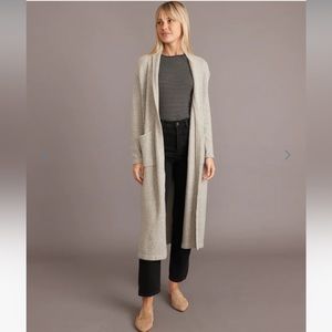Marine Layer Women's Light Gray Long Cardigan